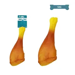 GENERICO - Juguete Trutro De Pollo Para Mascotas 175Cm 50G