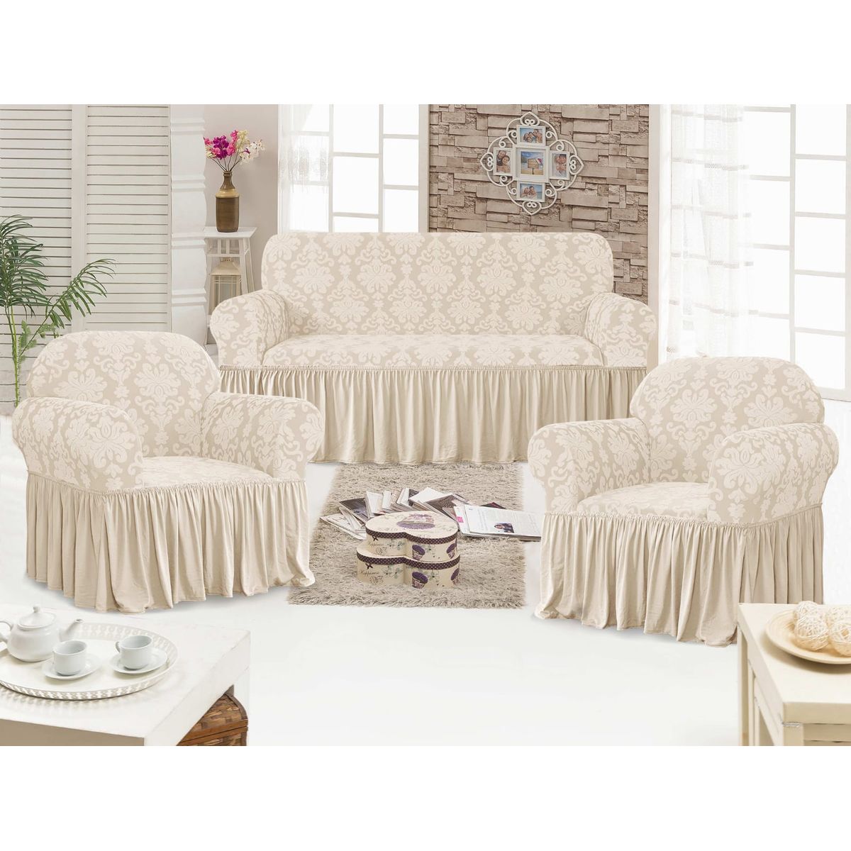 GENERICO - funda de sillon 3-1-1 turco rieleve