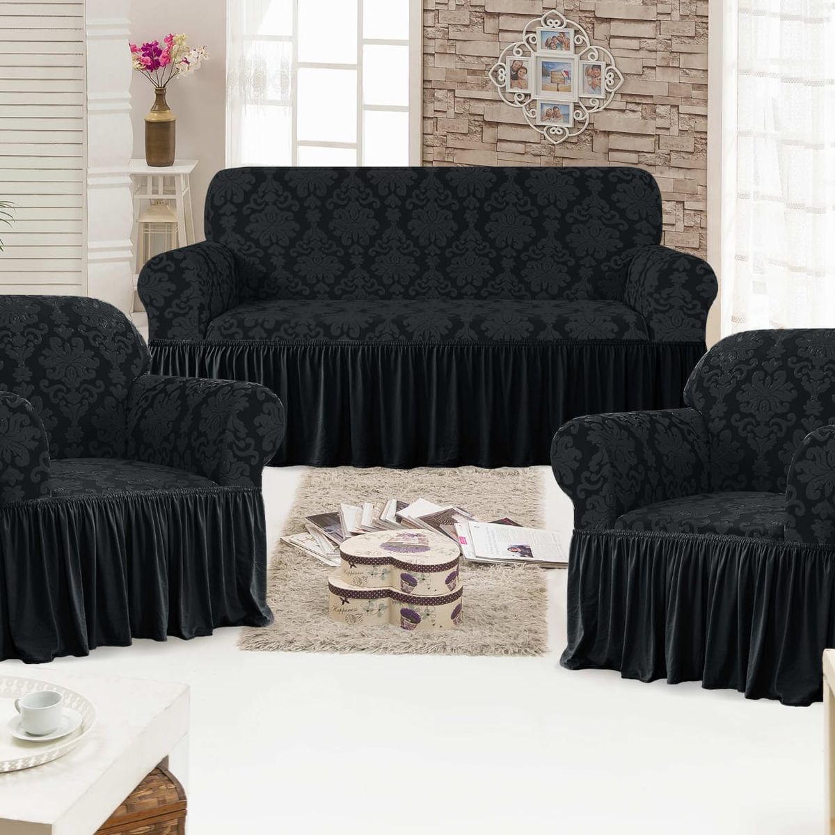 GENERICO - funda de sillon 3-1-1 turco rieleve