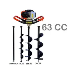 ALTERNATIVE - Barreno Ahoyador 63cc + 3 Brocas + Extesion - Profesional Japon