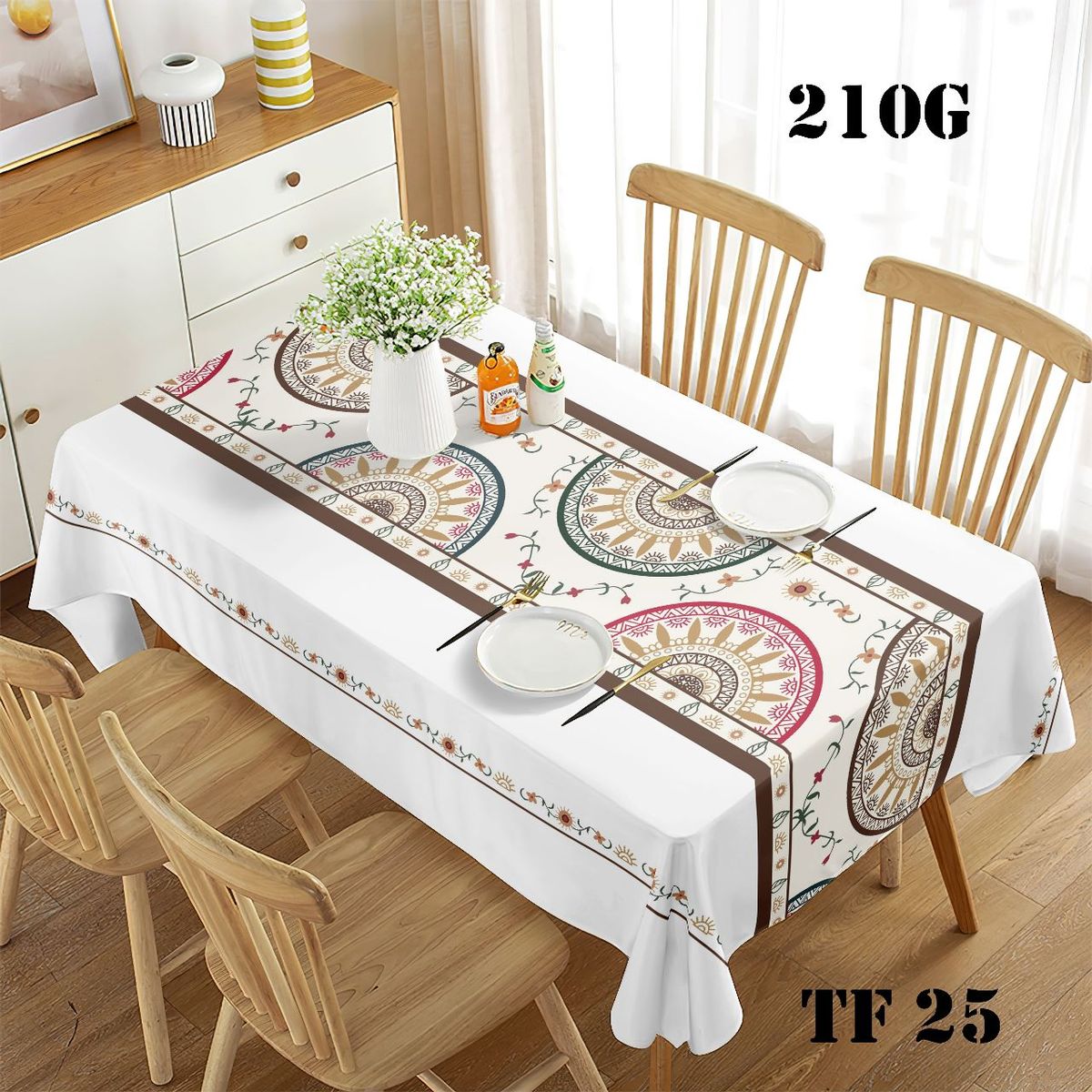 GENERICO - Mantel antimancha impermeable 140x220