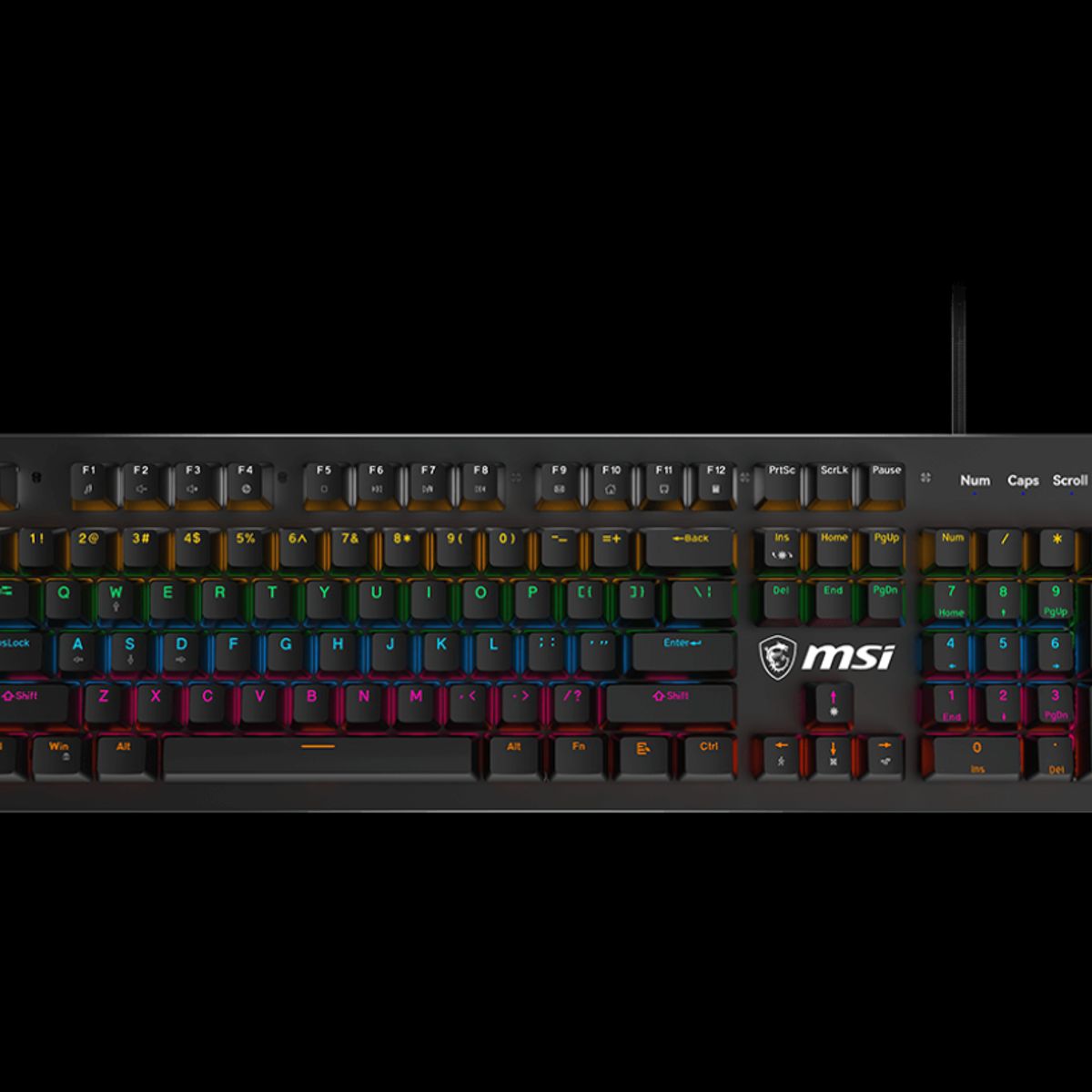 MSI - MSI Forge GK300 Teclado RGB Gamer Mecanico Switch Azul