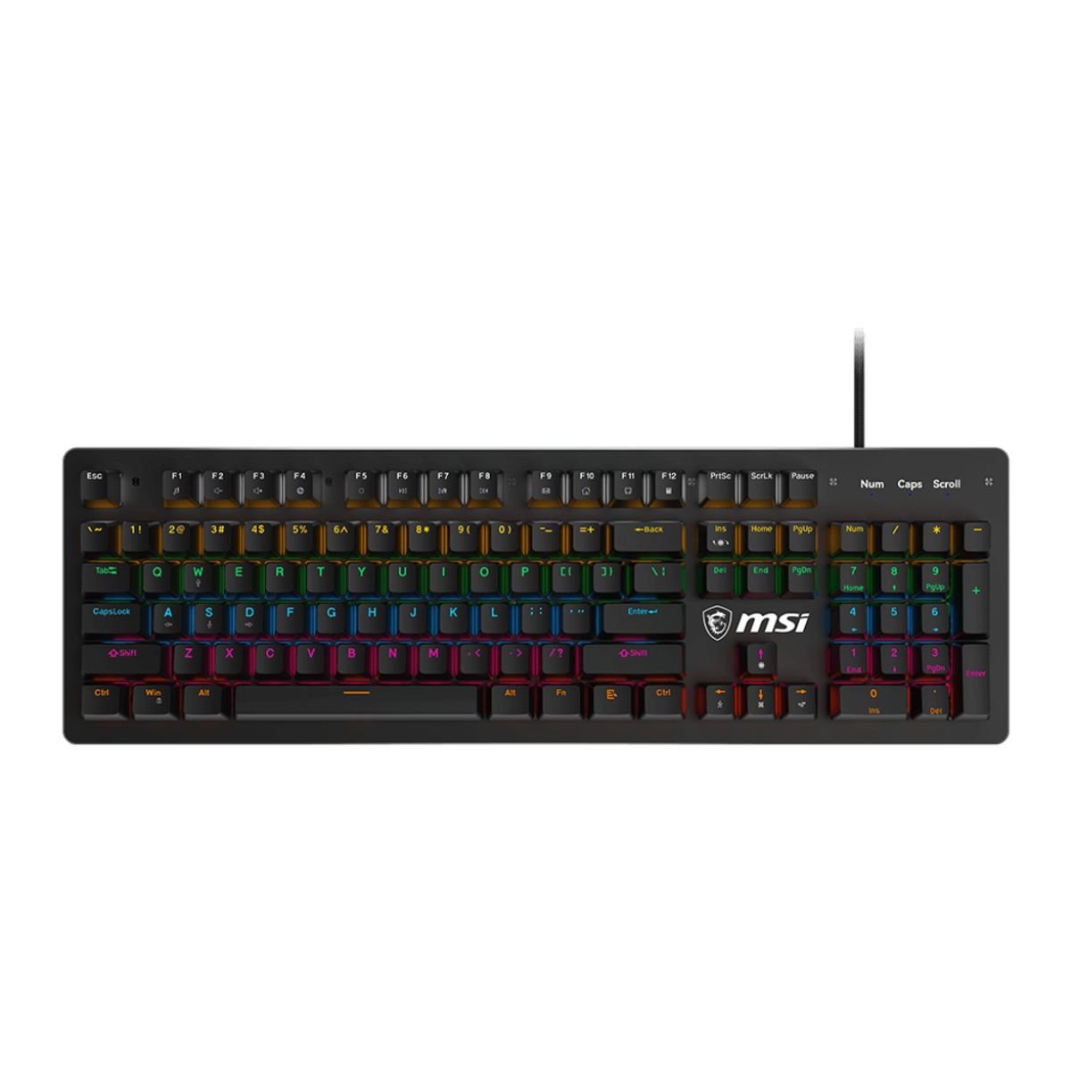 MSI - MSI Forge GK300 Teclado RGB Gamer Mecanico Switch Azul