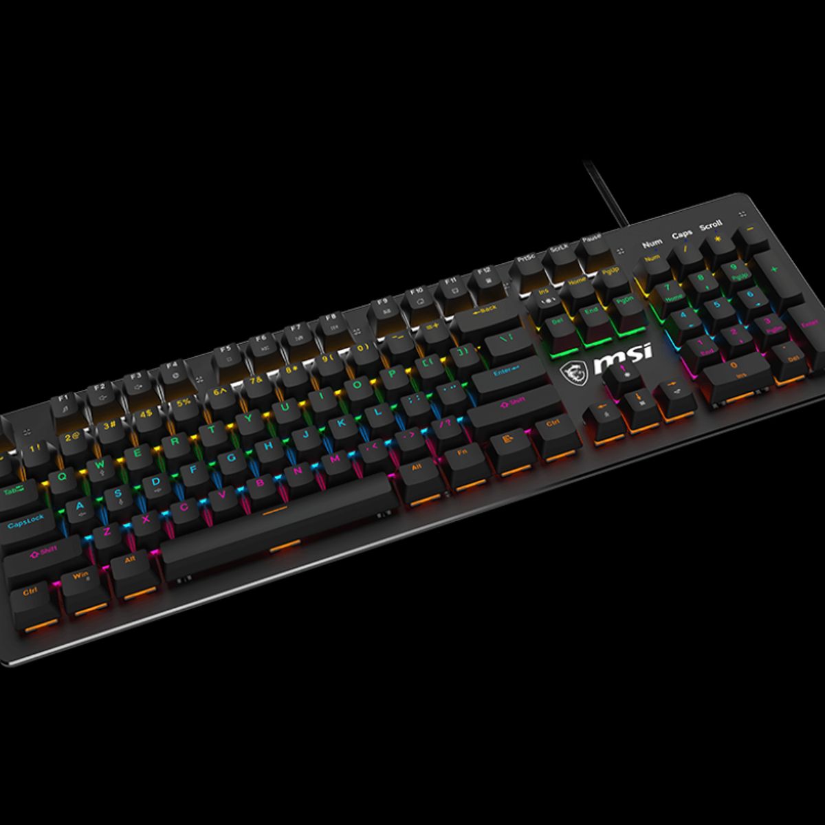 MSI - MSI Forge GK300 Teclado RGB Gamer Mecanico Switch Azul