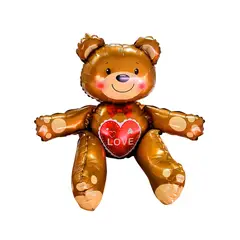 GENERICO - GLOBO METALICO OSITO TEDDY 75X39 X1 UNI