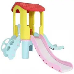 JUGUETON - Estación de Juegos Casa Club Evolución Doble Tobogán