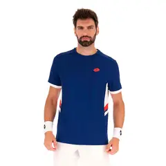LOTTO - Polera de Tenis Hombre - Squadra III Azul - Azul - M