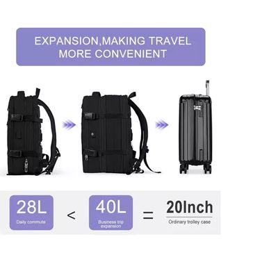 Imagen 2 del producto Mochila Expandible Viaje Multiuso Impermeable Cabina Avion