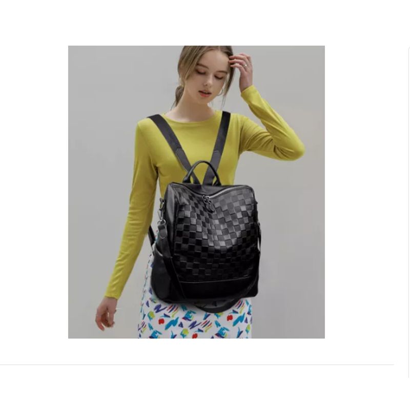 GENERICO - Mochila Urban Cuero Mujer A La Moda Multiuso