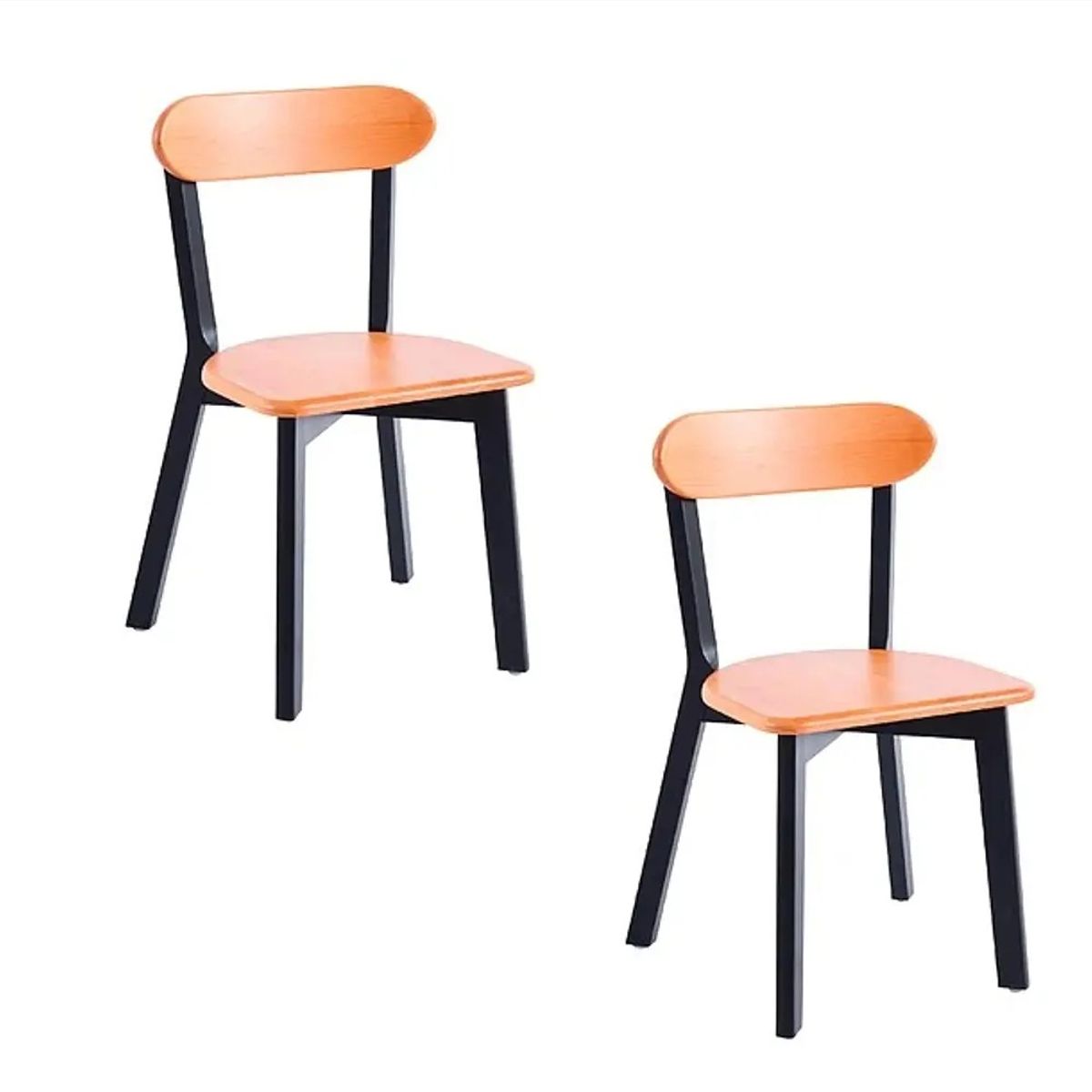 CORI CORI - Pack 2 Silla Fresno de Madera Negro