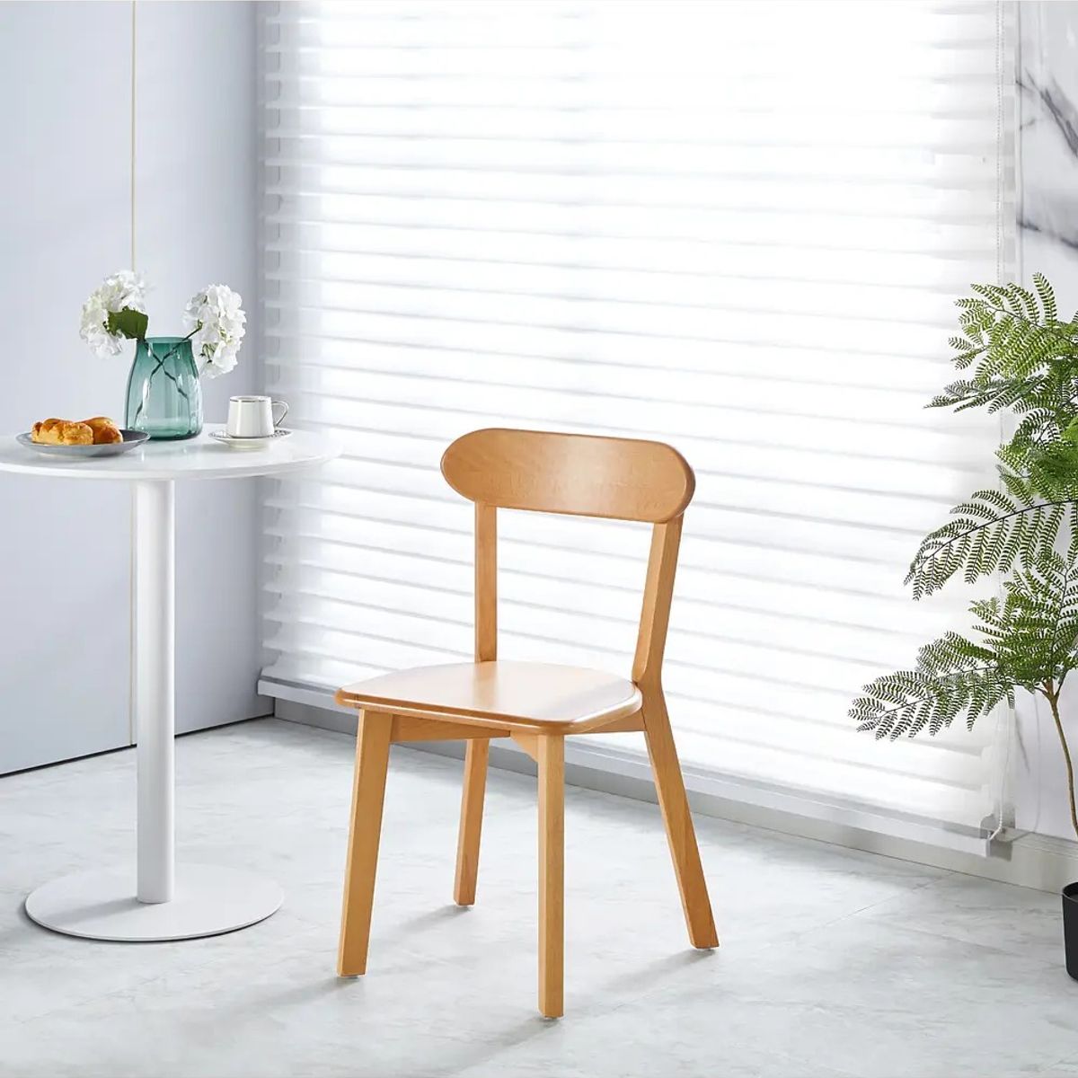 CORI CORI - Pack 2 Silla Fresno de Madera Marron