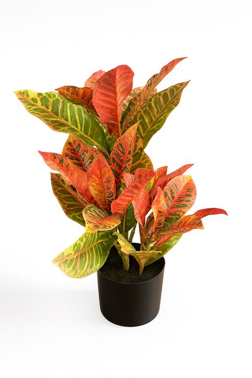 Planta Artificial Maceta Croton 55 CM