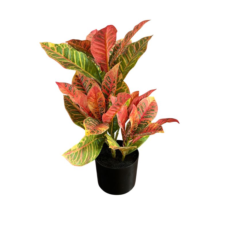 HERRERA MAISON - Planta Artificial Maceta Croton 55 CM