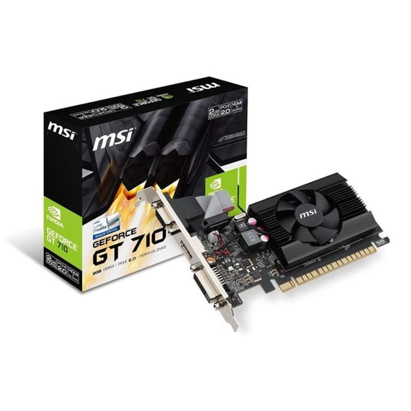 MSI - Tarjeta De Video Nvidia Geforce MSI GT 710 2GB DDR3