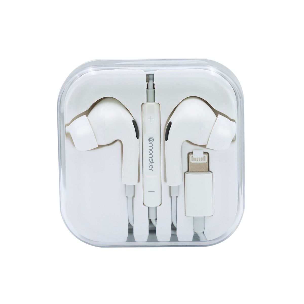 MONSTER AUDIO - L21WT AUDIF. MONSTER ALAMBRICO M/LIBRES LIGHTNING BLANCO