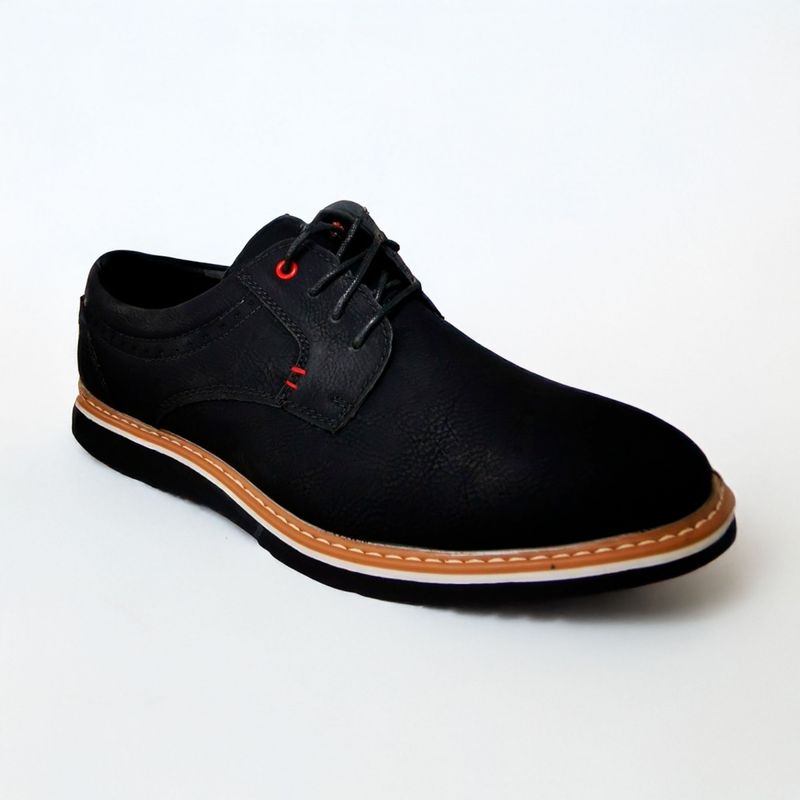 AGTA - Zapato Casual Estilo Oxfords Ejecutivos para Hombre Color Negro 891