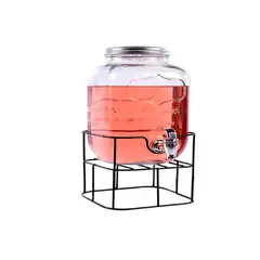 GENERICO - Dispensador De Jugos Dispensador Bebidas Con Atril Jarra 8l