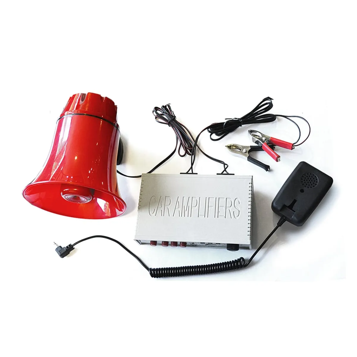 BESTAMERICA - AMPLIFICADOR MOVIL 20W PARA AUTOMOVILES 12V-24V BESTAMERICA