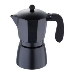 BERGNER - Cafetera Italiana Aluminio Charcoal 12 TAZAS