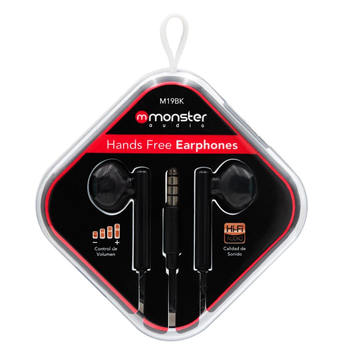 MONSTER AUDIO - AUDÍFONOS MONSTER AUDIO GAMER 19BK 1.2M CON MICRÓFONO NEGRO