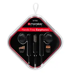 MONSTER AUDIO - M21WT AUDIF MONSTER ALAMBRICO MLIBRES 35MM NEGRO AUDIO