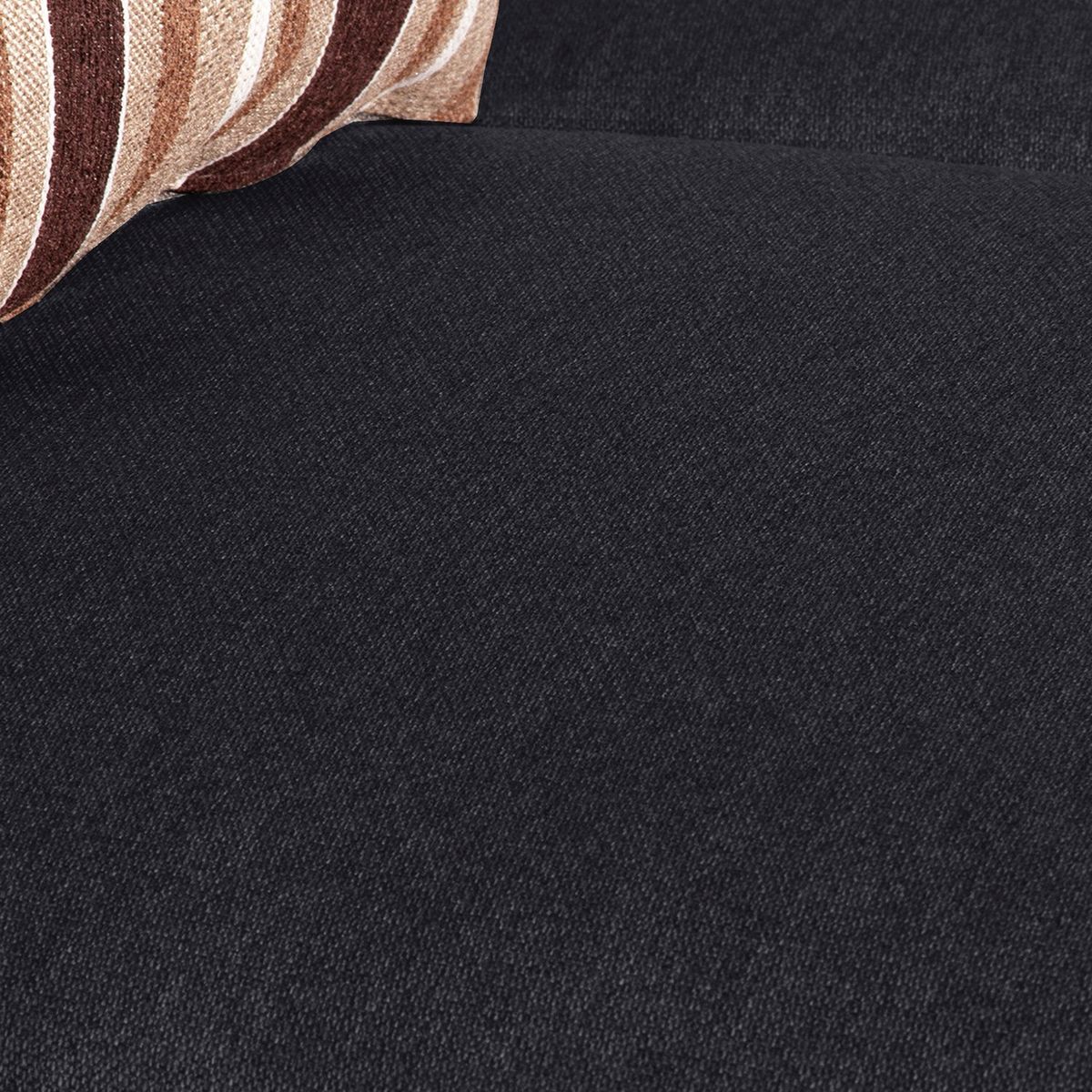 RUZAM MOBEL - JUEGO DE LIVING 2-1-1 BARCELONA NEGRO