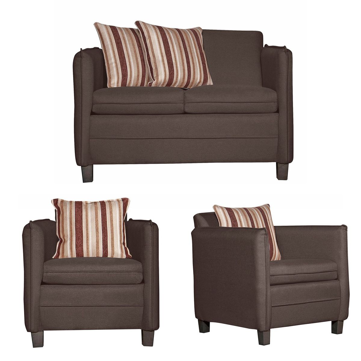 RUZAM MOBEL - JUEGO DE LIVING 2-1-1 BARCELONA CAFE