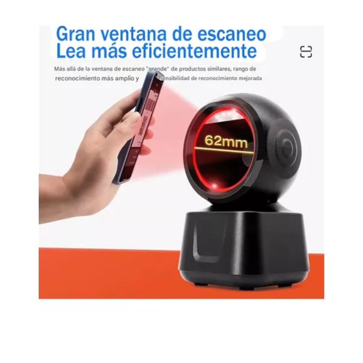 OFERTABKN - Lector Scanner De Códigos Qr  Barras 2d1d Escritorio Usb