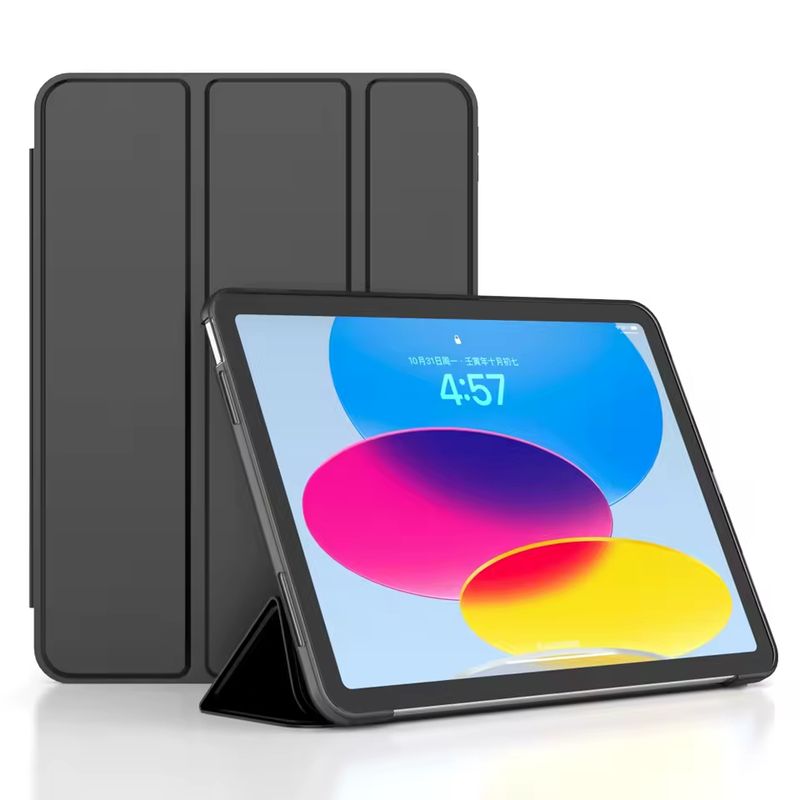 GENERICO - Carcasa Funda Smart Cover Magnética Para iPad 10.2 9ª Color Negro