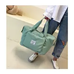 GENERICO - Bolso de viaje extendible verde
