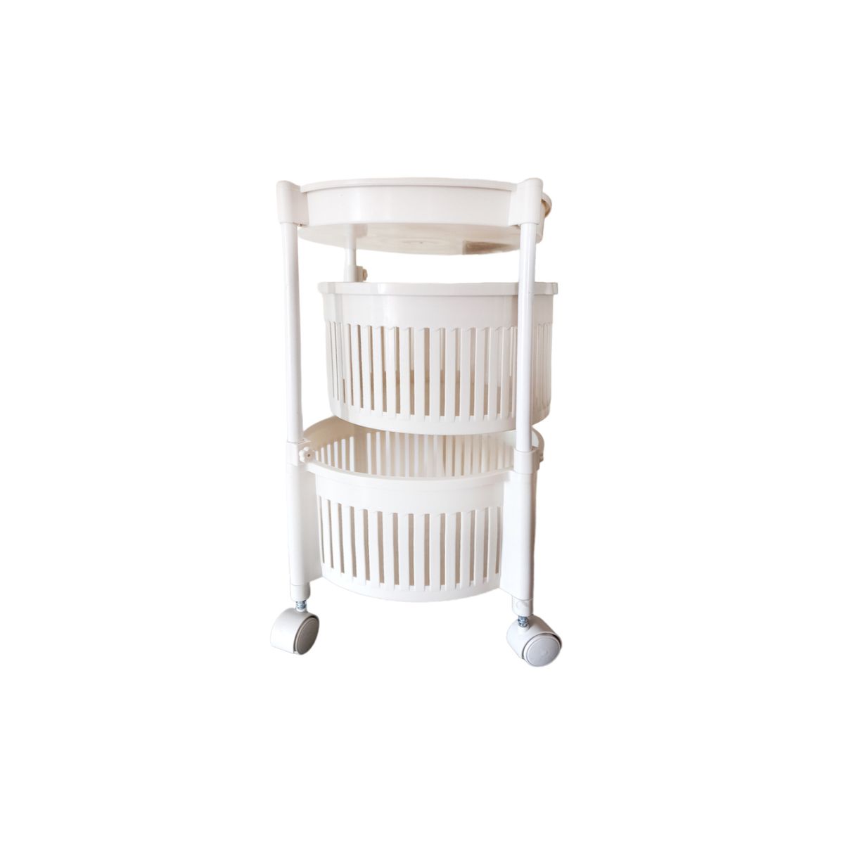 IMPORTCLICK - Estante Organizador Redondo Con Canastas Giratorias 3 Niveles