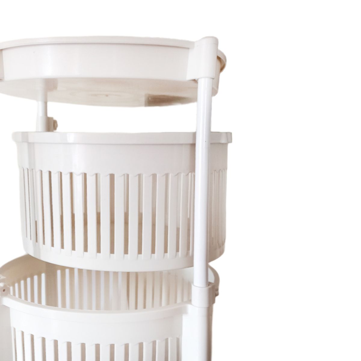 IMPORTCLICK - Estante Organizador Redondo Con Canastas Giratorias 3 Niveles