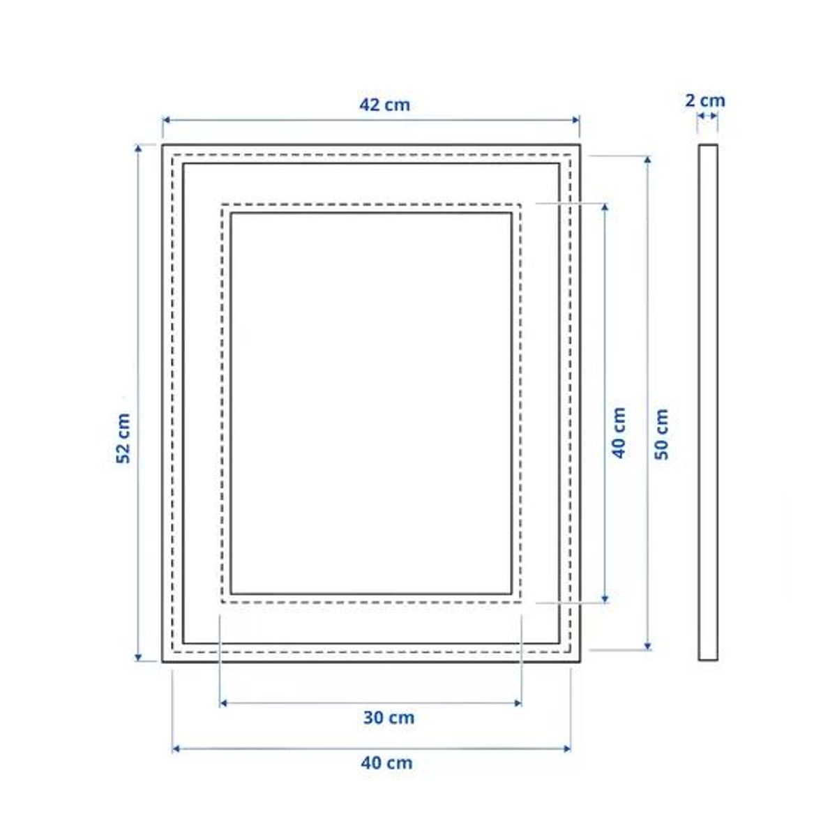 GENERICO - Cuadro 42x52 Poster Gato en el Baño