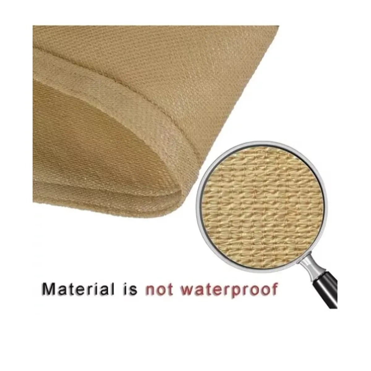 OFERTABKN - Carpa Lona Vela Sombra Malla Rectangular 3 X 4 Mts