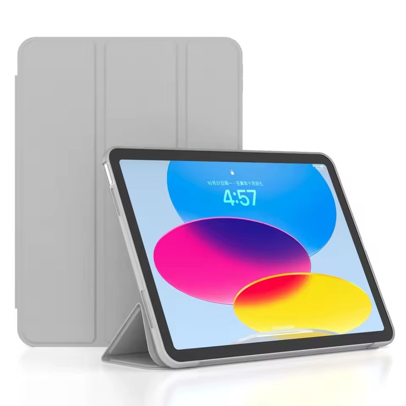 GENERICO - Carcasa Funda Smart Cover Magnética Para iPad 10.2 9ª Color Gris