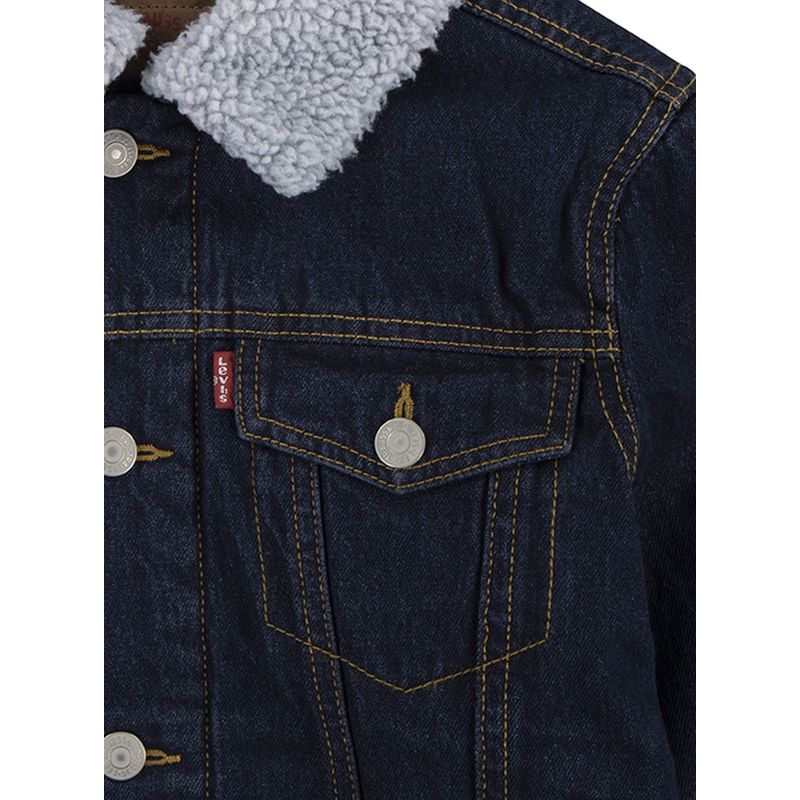 LEVIS - Chaqueta Niño Trucker Sherpa Azul Levis