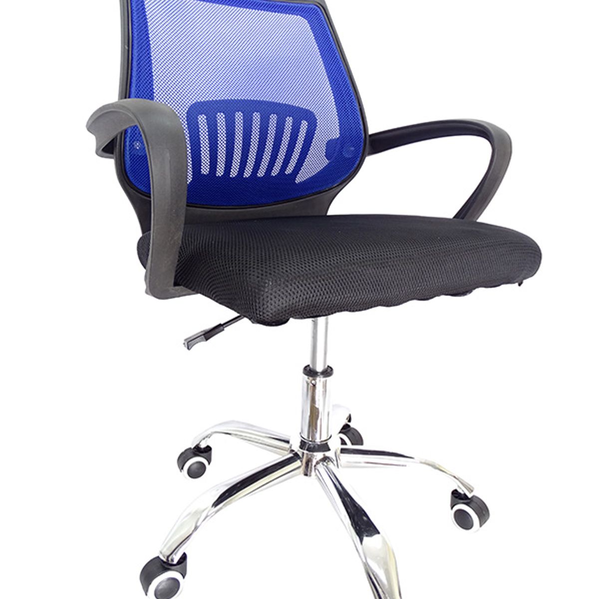 GENERICO - Silla Para Oficina O Escritorio Con Respaldo Azul