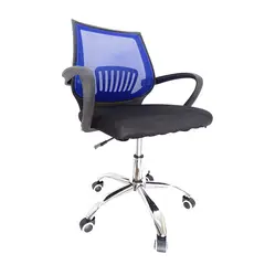 GENERICO - Silla Para Oficina O Escritorio Con Respaldo Azul