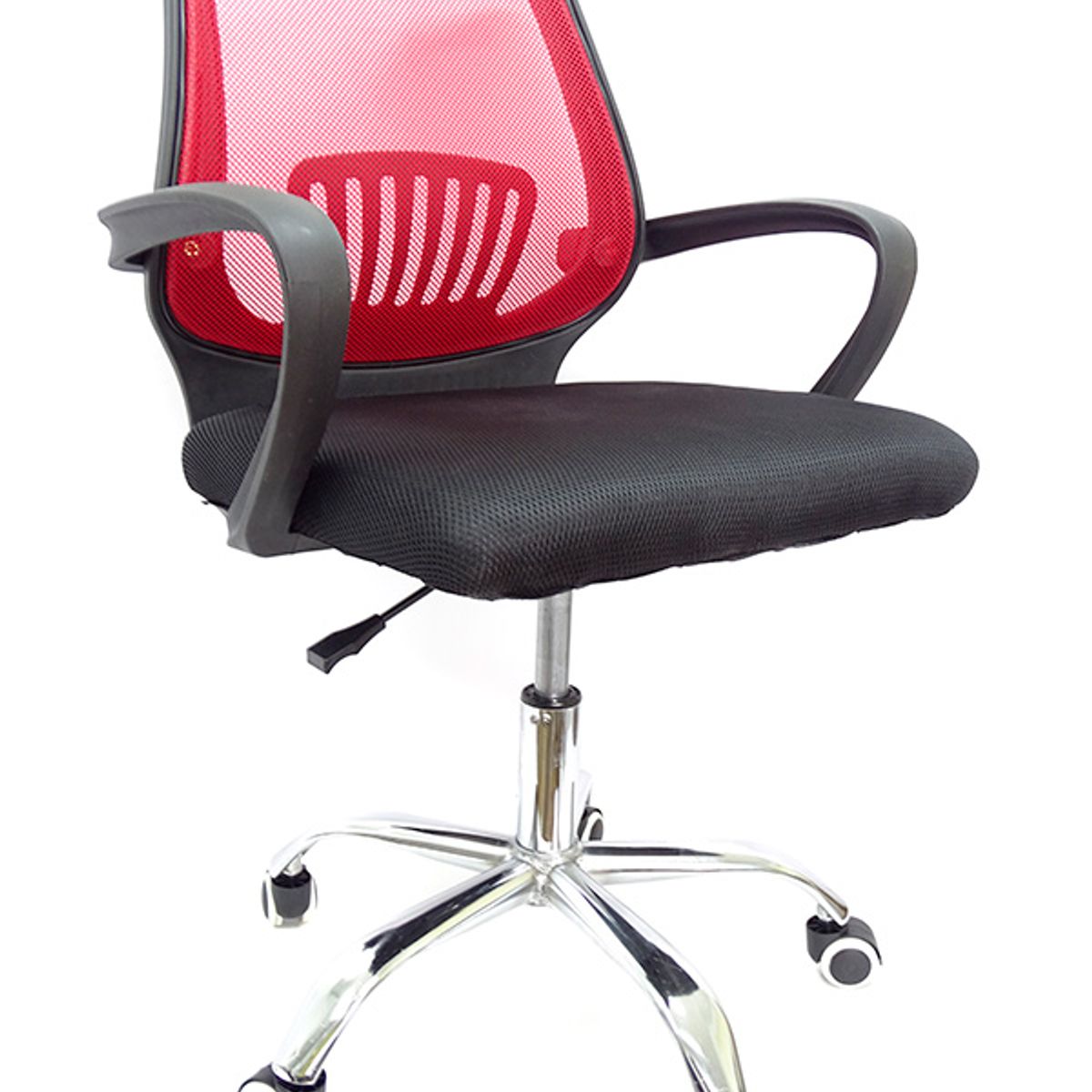 GENERICO - Silla Para Oficina O Escritorio Con Respaldo Rojo