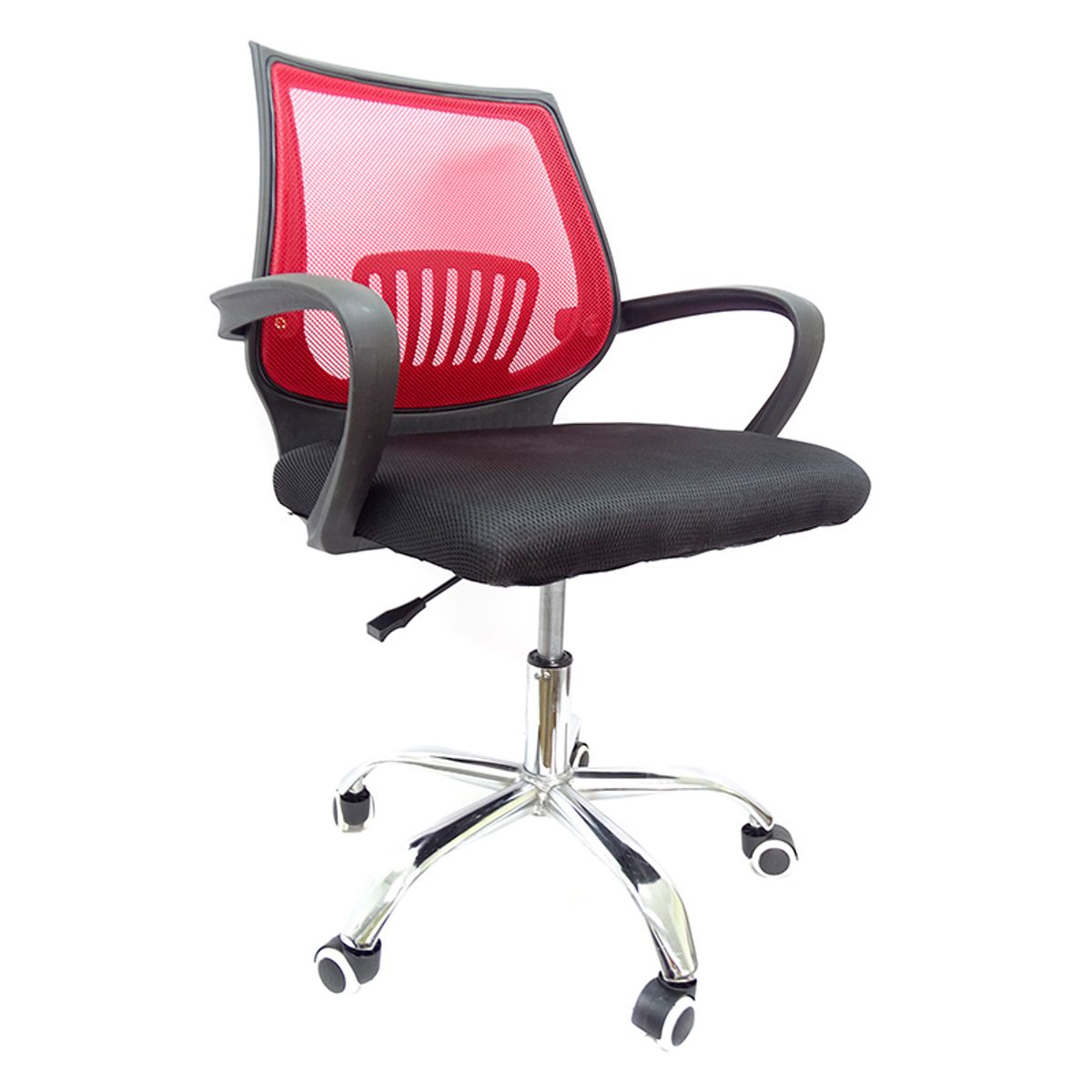 GENERICO - Silla Para Oficina O Escritorio Con Respaldo Rojo