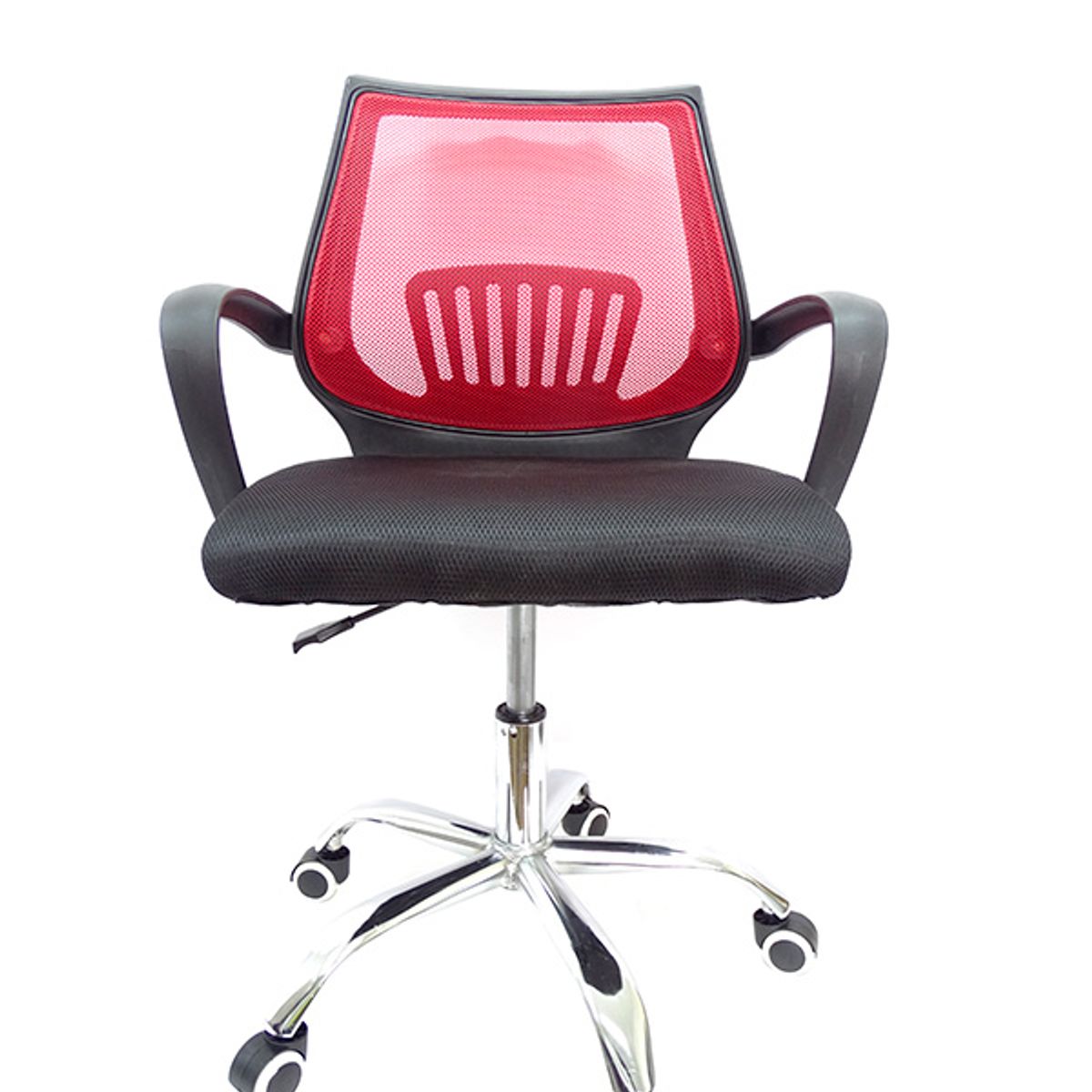 GENERICO - Silla Para Oficina O Escritorio Con Respaldo Rojo