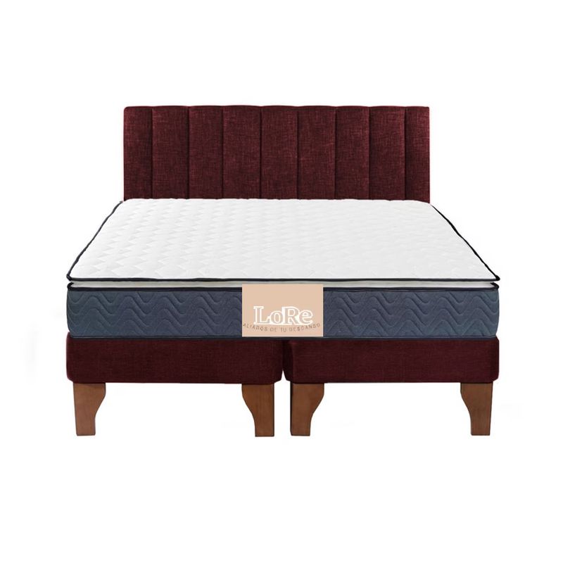 GENERICO - CAMA TUBULAR BURDEO 2 PLAZA EN LINO
