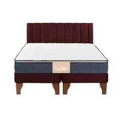 GENERICO - CAMA TUBULAR BURDEO 2 PLAZA EN LINO