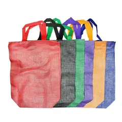 GENERICO - X12 Bolsas Tnt Reutilizable Ecologicas Reforzada 35x26cm