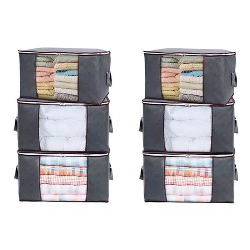 ESHOPANGIE - Pack 6 Bolsas Organizador Almacenamiento De Ropa / Mantas
