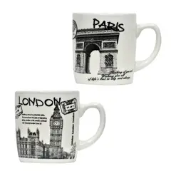 GENERICO - Set Tazones Paris 6 Unidades