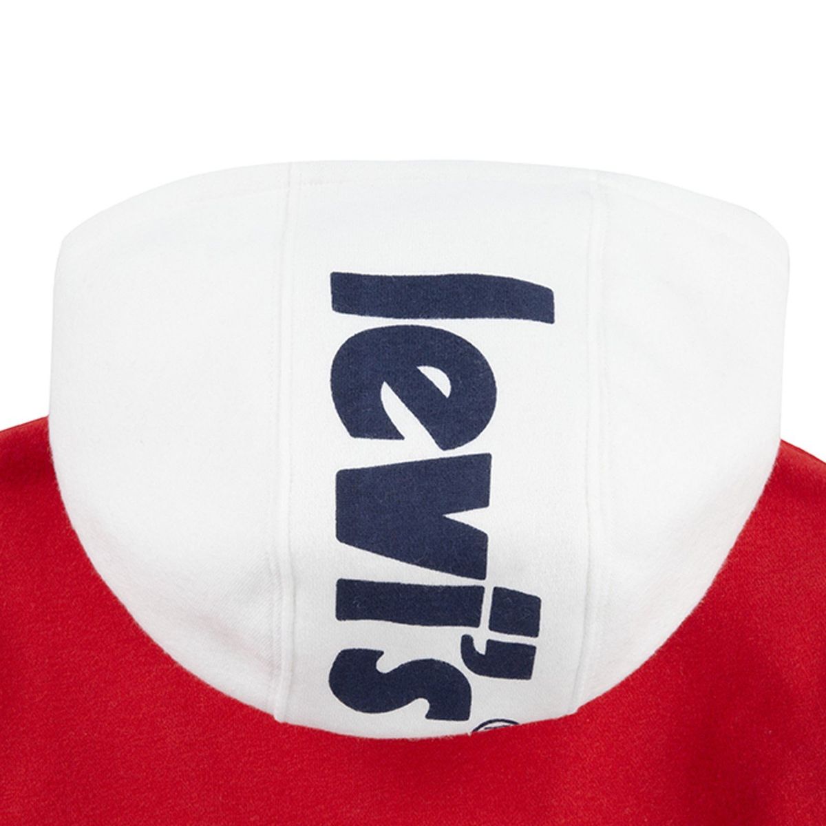 LEVIS - Poleron Niño Hoodie Tricolor Rojo Levis