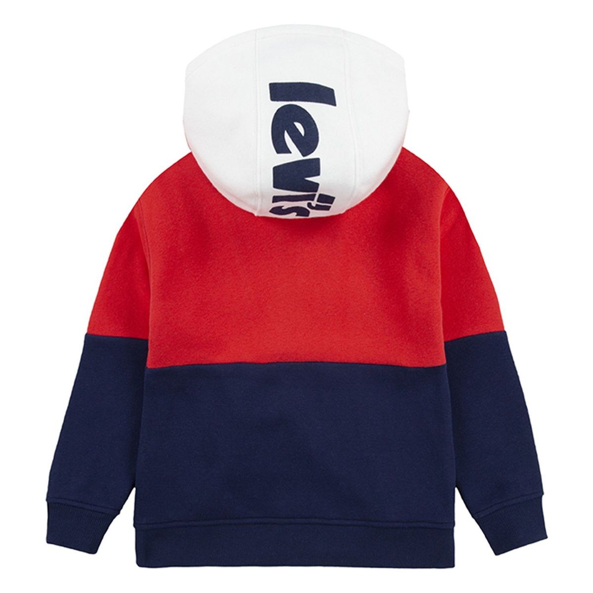 LEVIS - Poleron Niño Hoodie Tricolor Rojo Levis