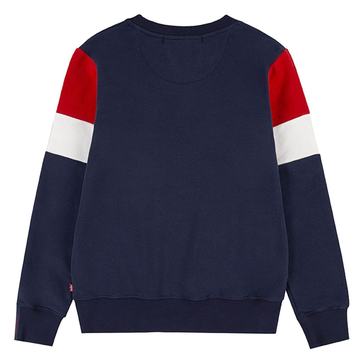 LEVIS - Poleron Niño C-Redondo Logo Bordado Azul Levis