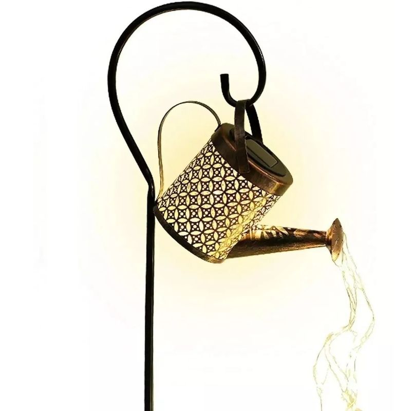 MUNDO MAGIA - Regadera Solar Hueca Agua Led Impermeable